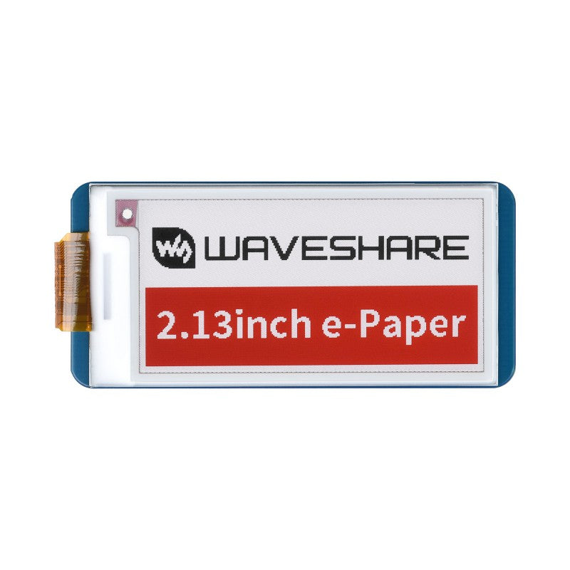 2.13inch E-Ink display HAT for Raspberry Pi - 250x122 - Black / White / Red