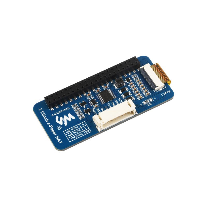 2.13inch E-Ink display HAT for Raspberry Pi - 250x122 - Black / White / Yellow / Red