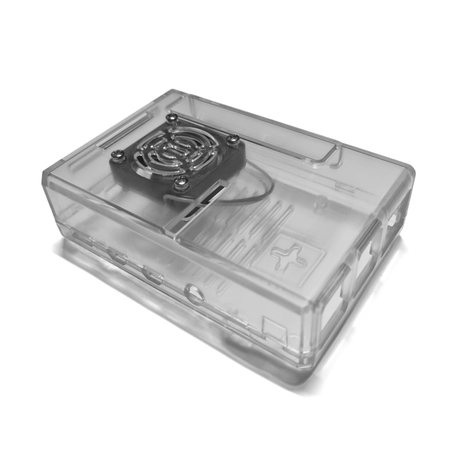 Raspberry Pi 4 Clear Case + Fan