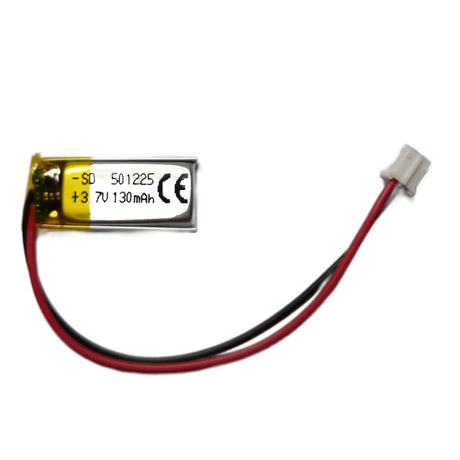 3.7V 130mAh LiPo Battery – Lithium Polymer 501225