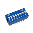 Blue DIP Switch 8 – 2.54mm Pitch, Breadboard Compatible