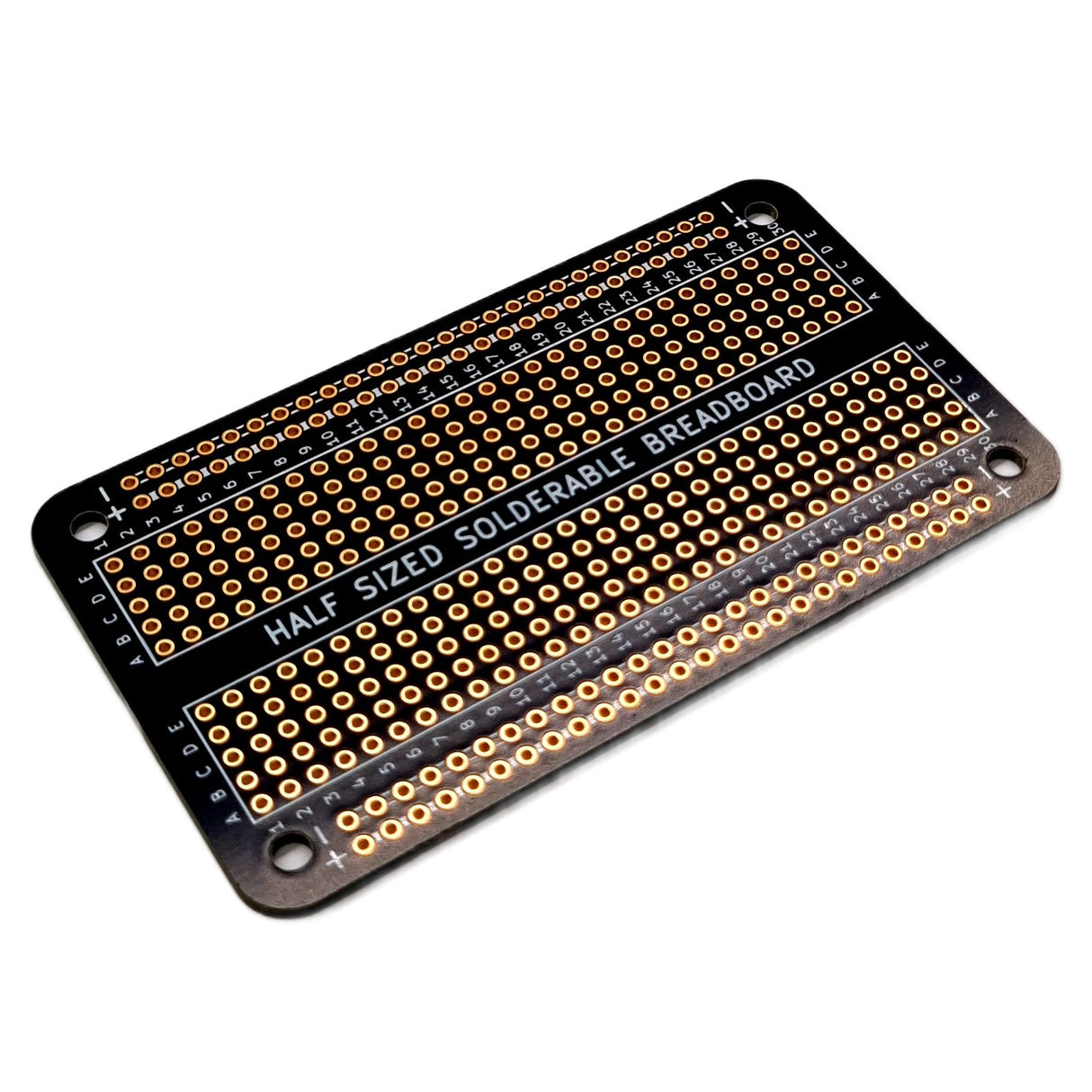 Half Sized Solderable Breadboard - 30 Rows