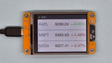 ESP32 CYD Stock Ticker Pre-Flashed