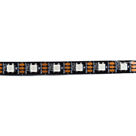 WS2812B Addressable RGB LED Strip Black PCB - 5M 60 LEDs/m IP20