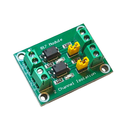 2 Channel PC817 Optocoupler Isolation Module - 3-5V Input