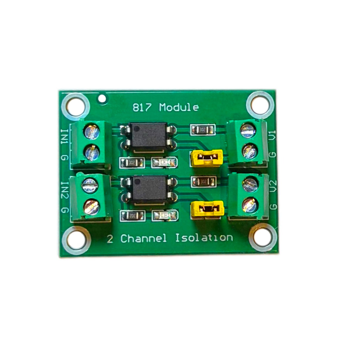 2 Channel PC817 Optocoupler Isolation Module - 3-5V Input