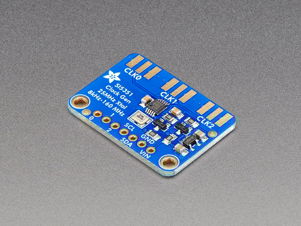 Adafruit Si5351A Clock Generator Breakout Board - 8KHz to 160MHz