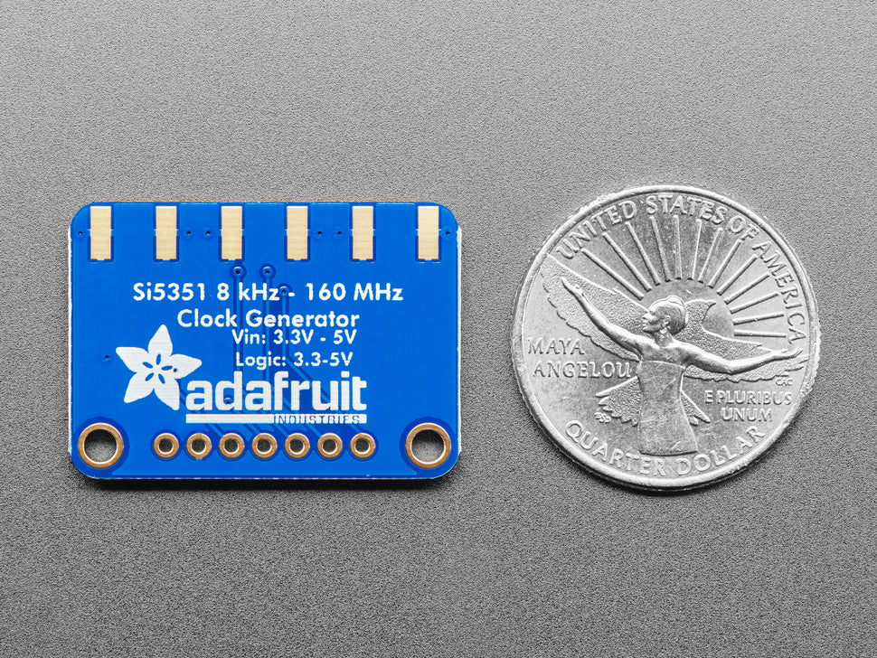 Adafruit Si5351A Clock Generator Breakout Board - 8KHz to 160MHz
