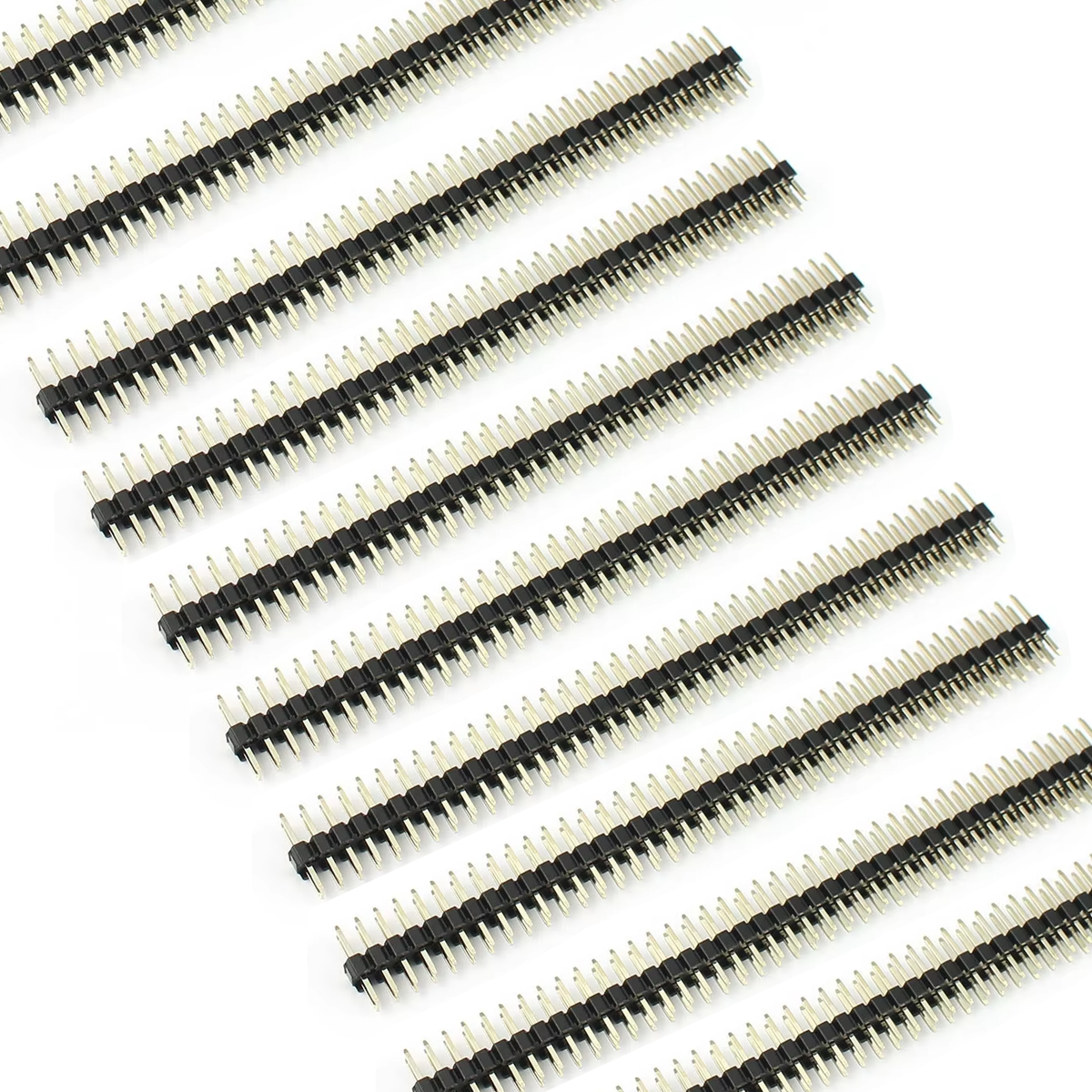 10 Pack 40×2 Pin Male Header 2.54mm - (2×40) – Zaitronics