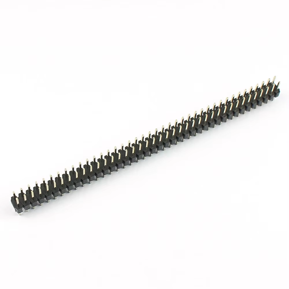 40 Pin Male Header Australia | 2×40 Pin 2.54mm Dual Row – Zaitronics