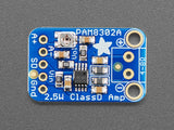 Adafruit Mono 2.5W Class D Audio Amplifier - PAM8302