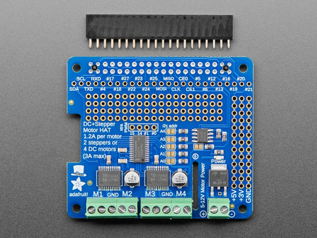 Adafruit DC & Stepper Motor HAT for Raspberry Pi - Mini Kit