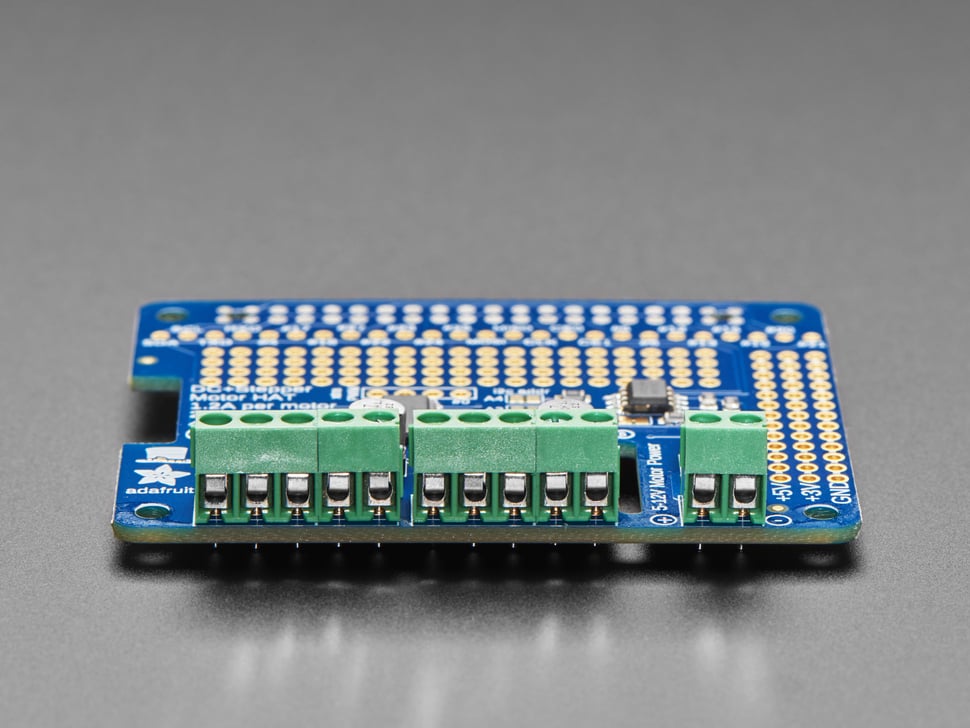 Adafruit DC & Stepper Motor HAT for Raspberry Pi - Mini Kit