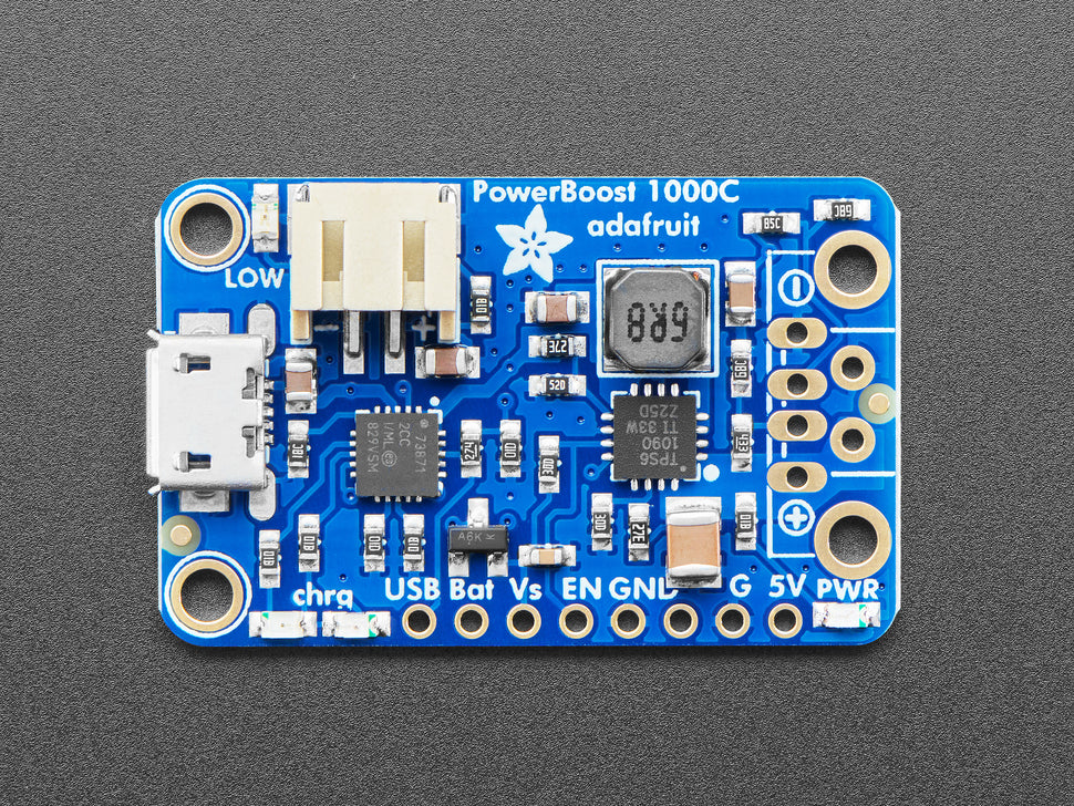 PowerBoost 1000 Charger - Rechargeable 5V Lipo USB Boost @ 1A - 1000C