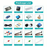ESP32 Basic Starter Kit – Complete Learning Bundle with 30+ Components & Guided Tutorials