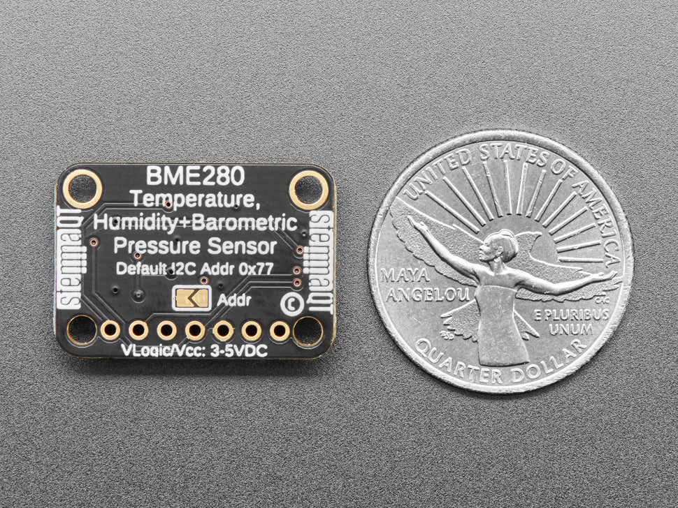 Adafruit BME280 I2C or SPI Temperature Humidity Pressure Sensor - STEMMA QT