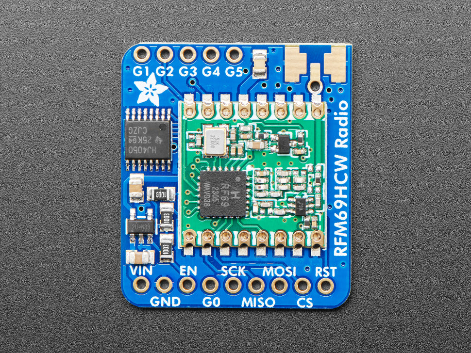 Adafruit RFM69HCW Transceiver Radio Breakout - 433 MHz - RadioFruit