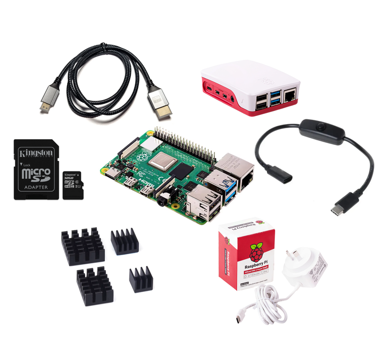 Raspberry Pi 4 8GB Model B Starter Kit - Beginners Collection