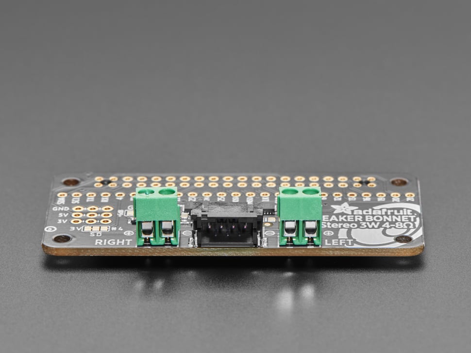 Mini Speaker Drive Raspberry Pi Adafruit I2S 3W Stereo Speaker Bonnet for Raspberry Pi - Mini Kit ...