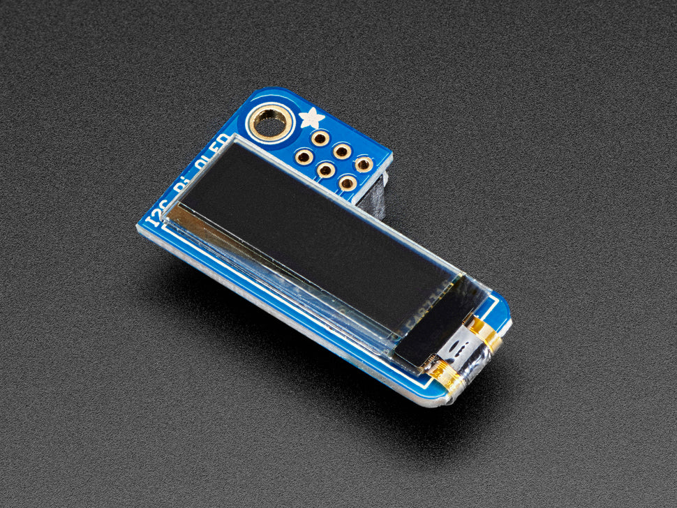 Adafruit PiOLED - 128x32 Monochrome OLED Add-on for Raspberry Pi ...