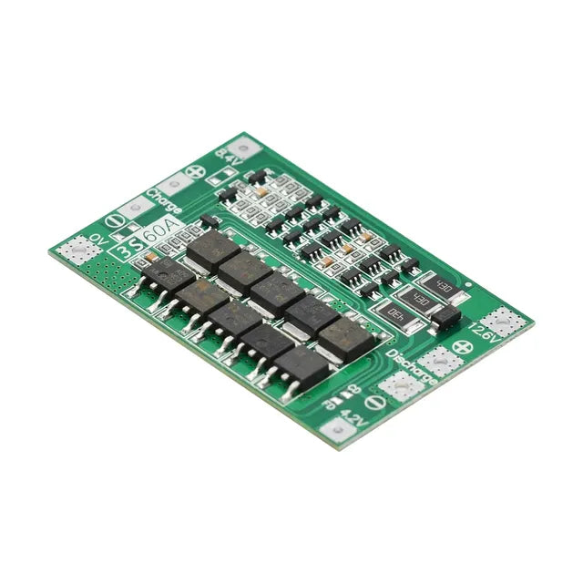 3S 60A BMS 12.6V Lithium Battery Charger Protection Board - Balanced