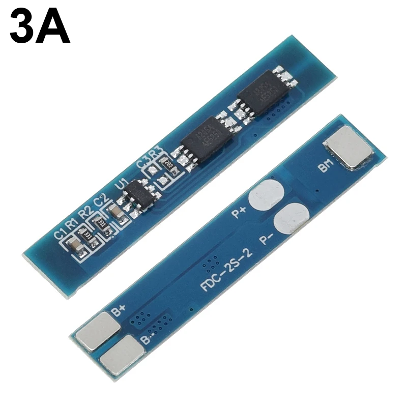 2S 3A 18650 BMS Li-ion Battery Charger Protection Board