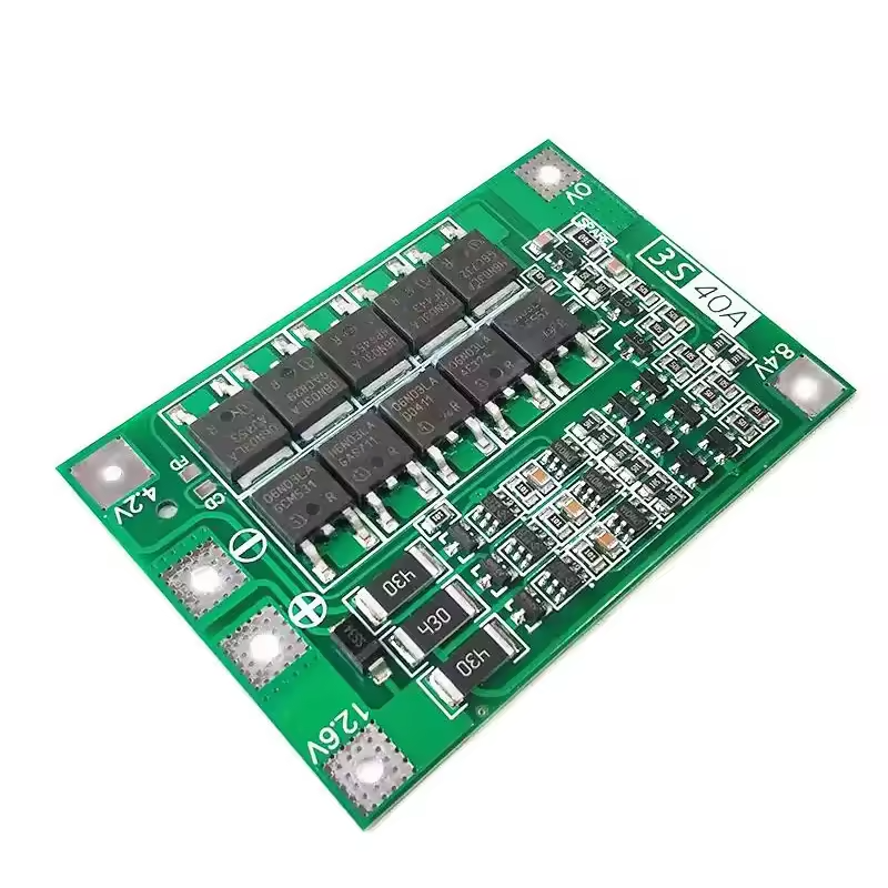 3S40ABMS12.6VLithiumBatteryChargerProtectionBoard-Balanced