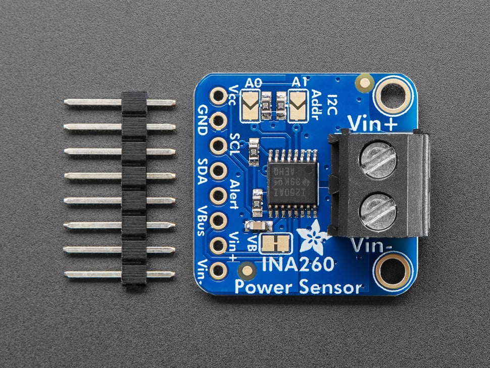 Adafruit INA260 High or Low Side Voltage, Current, Power Sensor
