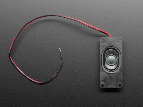 Mono Enclosed Speaker with Plain Wires - 3W 4 Ohm