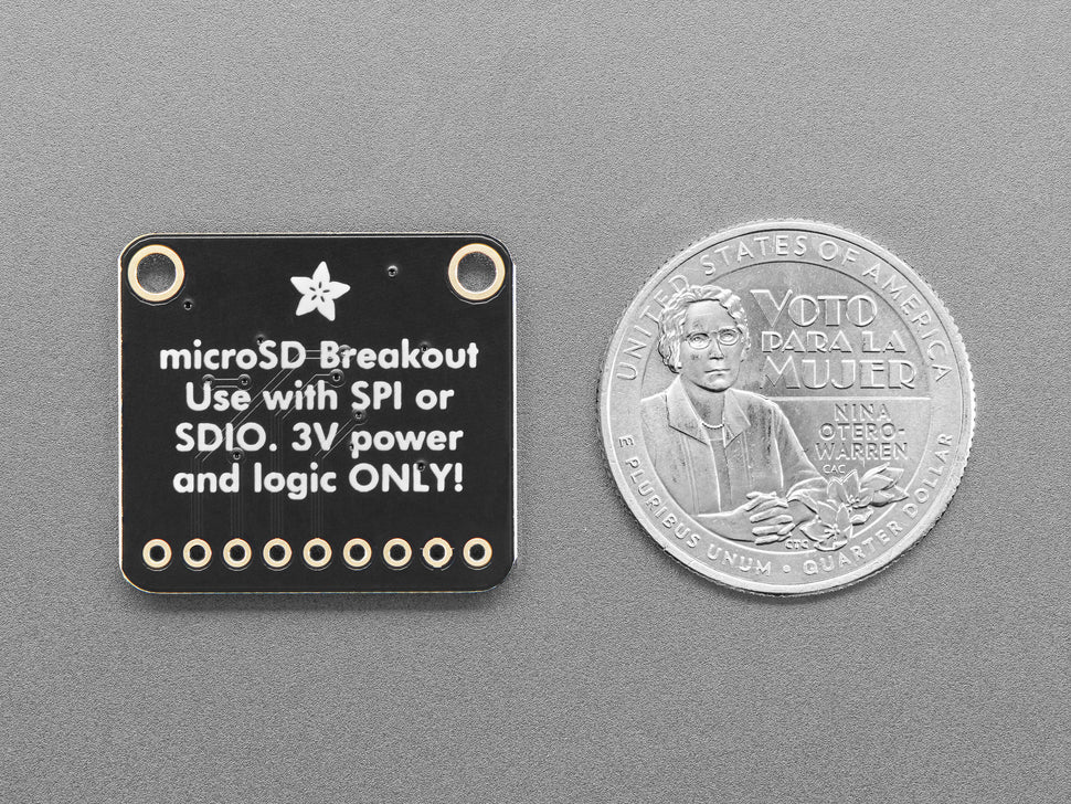 Adafruit Micro SD SPI or SDIO Card Breakout Board - 3V ONLY!