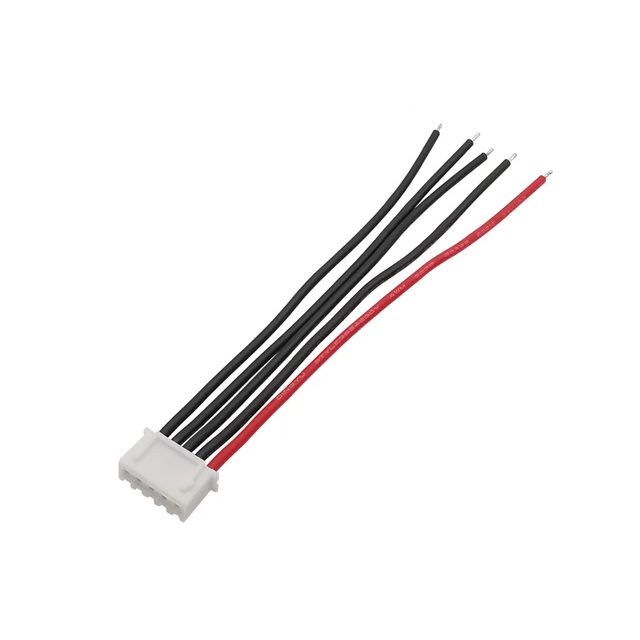 VUNIVERSUM 5 pezzi JST-XH Premium 3S 4 pin 30 cm cavo bilanciatore cavo cavo di ricarica XH maschio a femmina 24 AWG cavo adattatore per batteria Lipo da 11,1 V