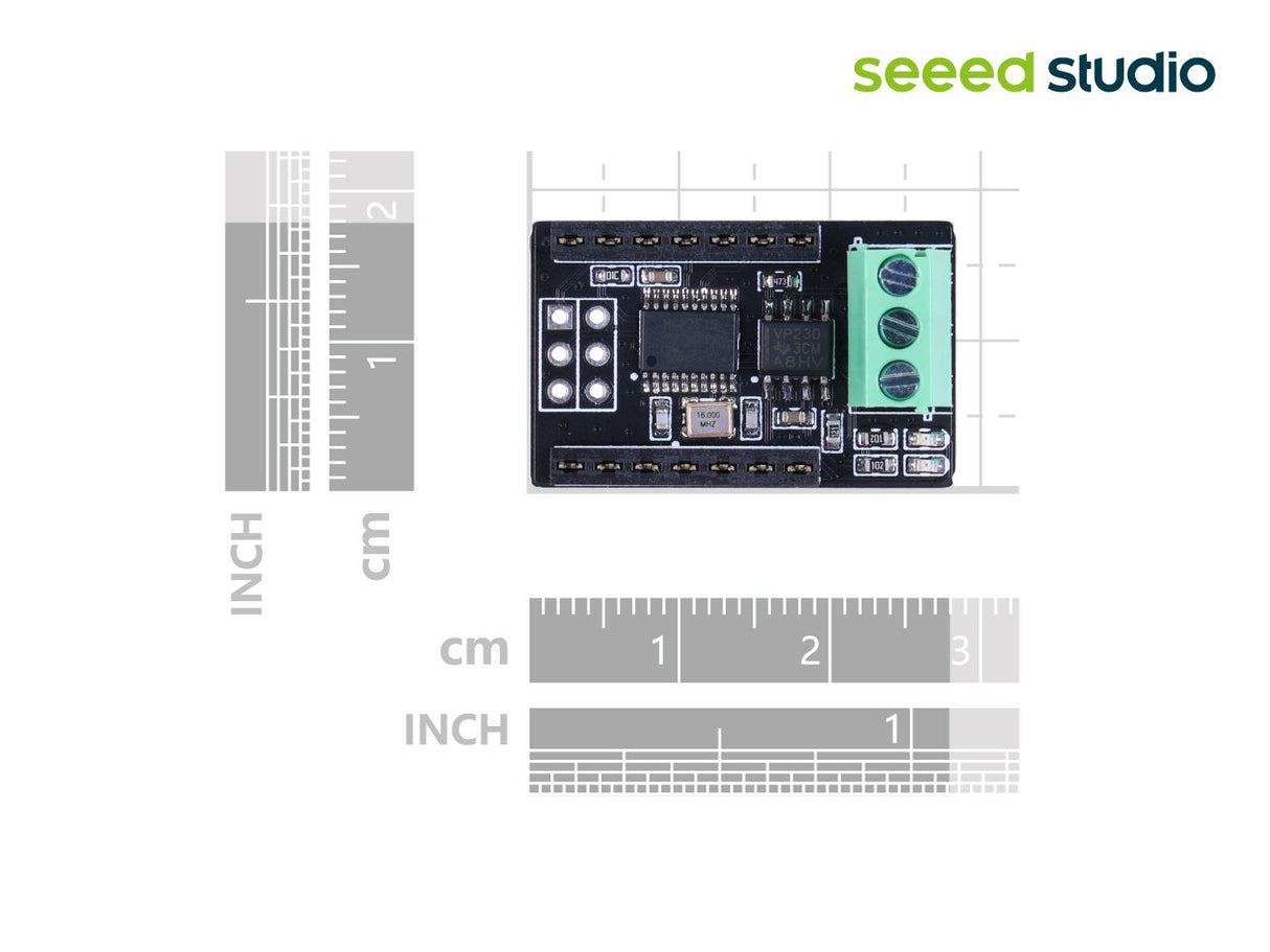 CAN Bus Breakout Board for Seeed Studio XIAO Dimensions