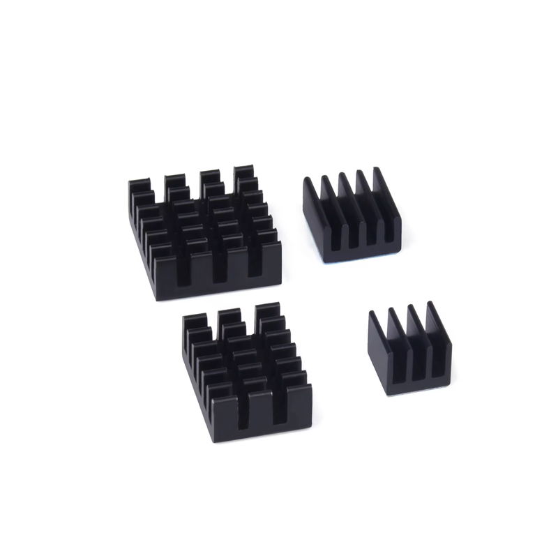4pcs Black Heatsink for Raspberry Pi