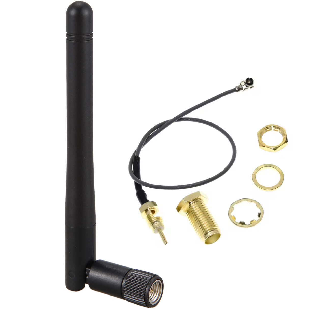 433MHz 3dBi SMA Male Antenna with U.FL (IPEX) Adapter Cable