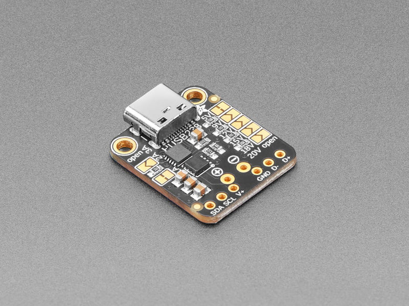 Adafruit USB Type C Power Delivery Dummy Breakout - I2C or Fixed - HUSB238