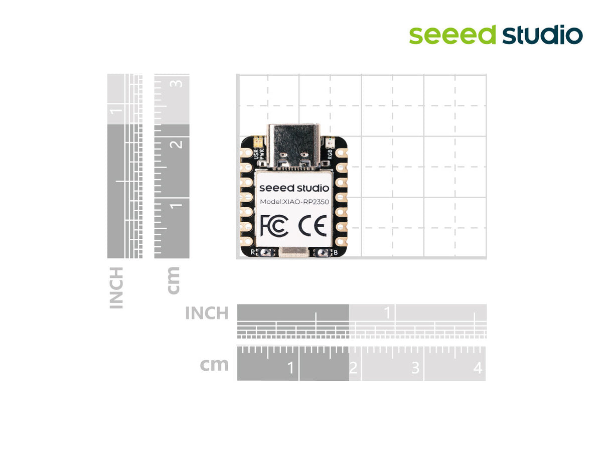 Seeed Studio XIAO RP2350 Dimensions