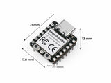 Seeed Studio XIAO RA4M1 - Soldered Dimensions