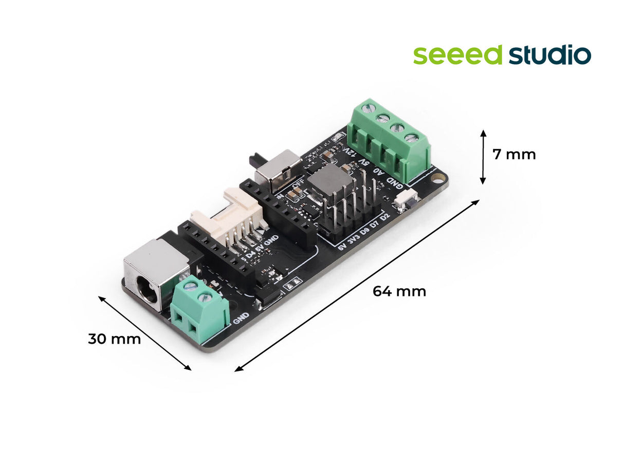 LED Driver Board for Seeed Studio XIAO Dimensions