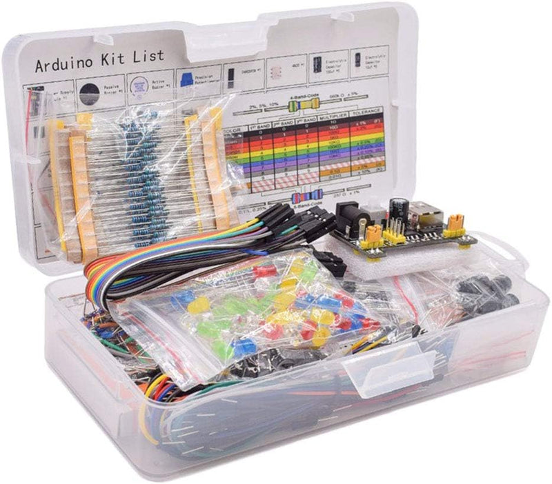 Electronics Starter Kit for Arduino, ESP32 & DIY Projects