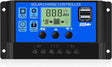 30A PWM Solar Charge Controller 12V/24V Auto with Dual USB