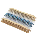 600pcs 30 Values Resistor Kit - 1/4W 1% Metal Film