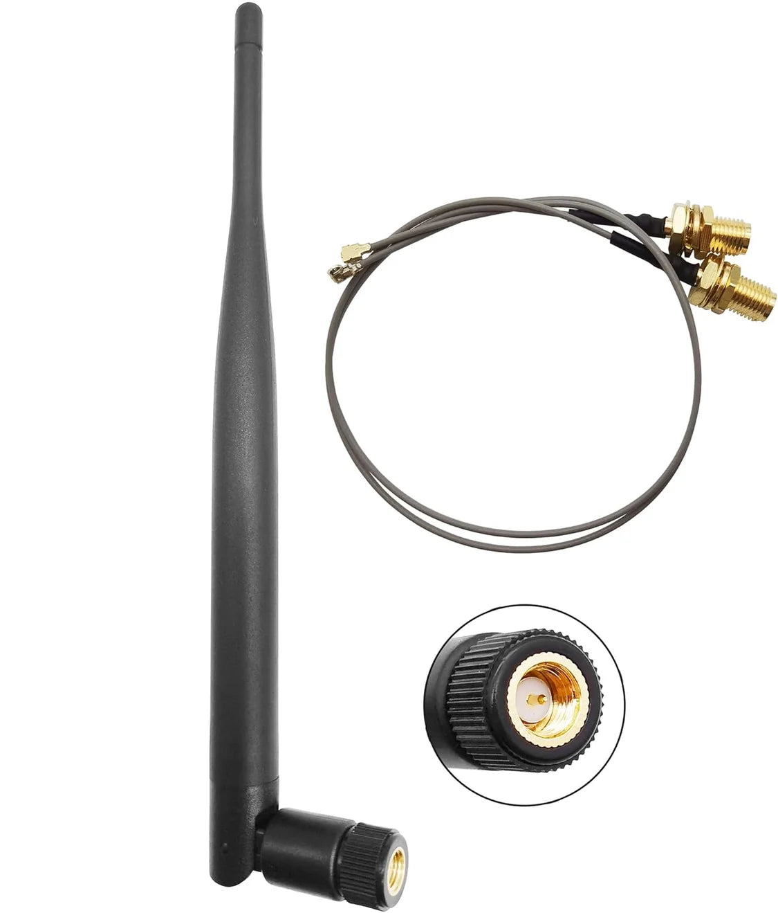 915MHz 5dBi SMA Male Antenna with U.FL (IPEX) Adapter Cable
