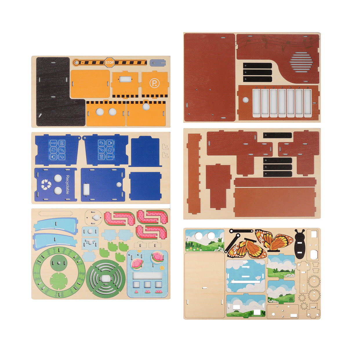 ACEBOTT ESP32 Basic Starter Kit Expansion - Wooden Boards