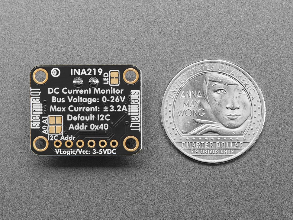 Adafruit INA219 High Side DC Current Sensor Breakout - 26V ±3.2A Max