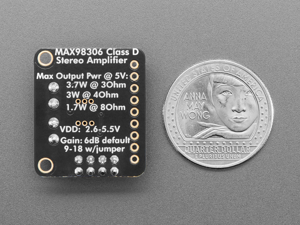 Adafruit Stereo 3.7W Class D Audio Amplifier - MAX98306