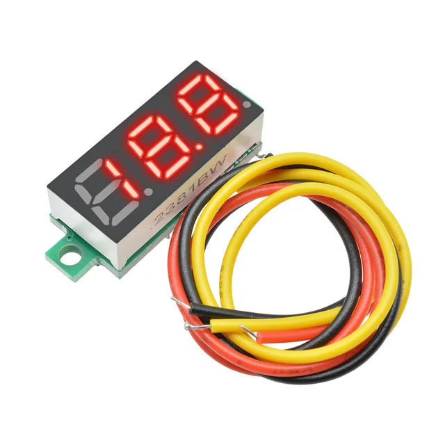 Red DC LED Voltmeter