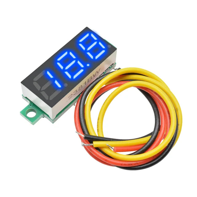 Blue DC LED Voltmeter