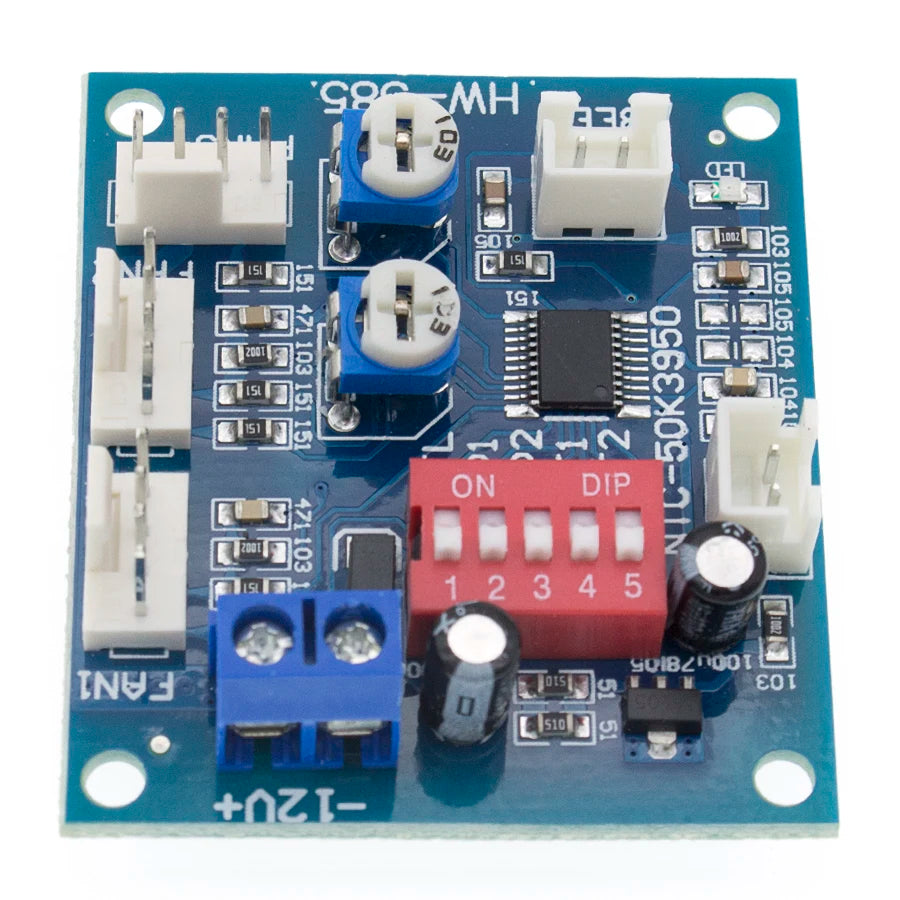 DC 12V 5A PWM Fan Temperature Control Speed Controller