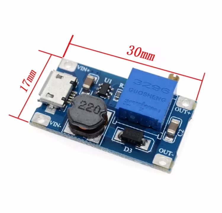 MT3608 Micro USB Step Up Module