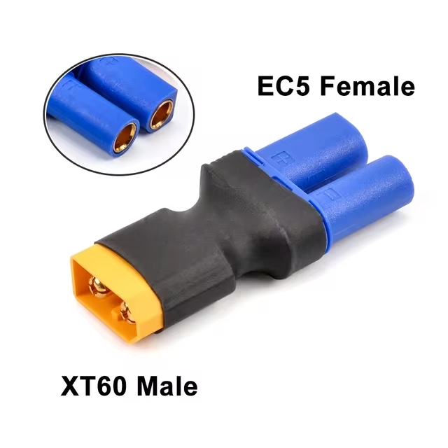 XT60 Male to EC5 Female Adaptor – Zaitronics